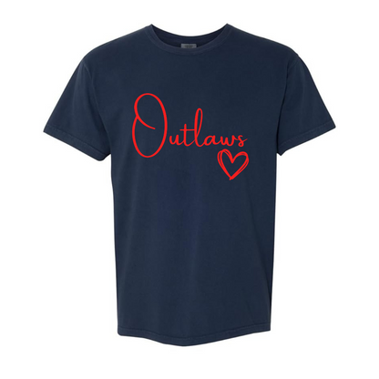 Toddler/Youth Outlaws-Heart Tee