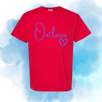 Toddler/Youth Outlaws-Heart Tee