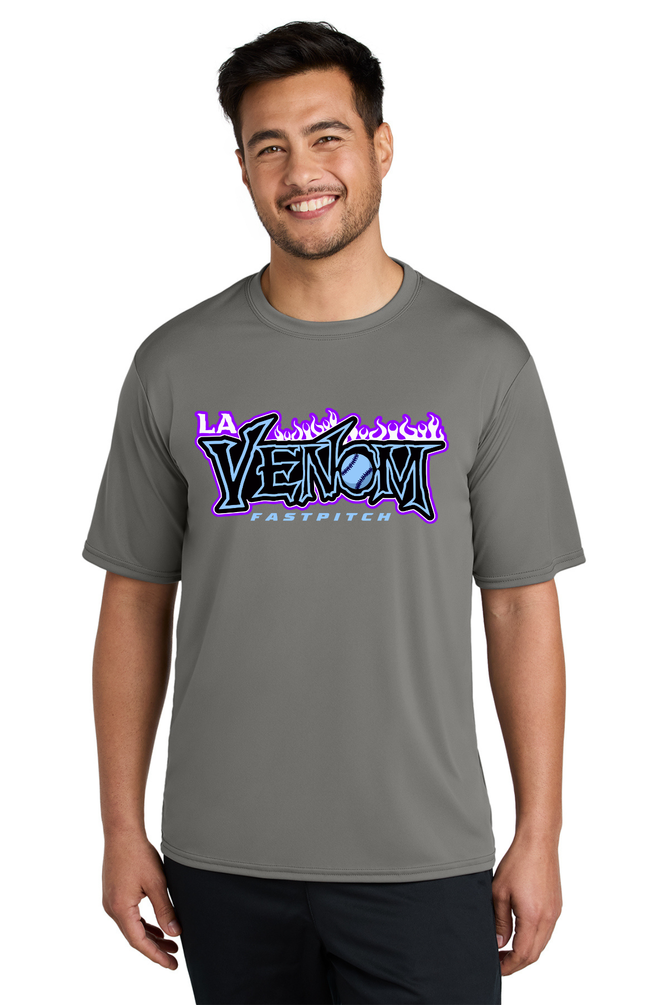 Adult Dri-Fit Tee Grey/White/Black