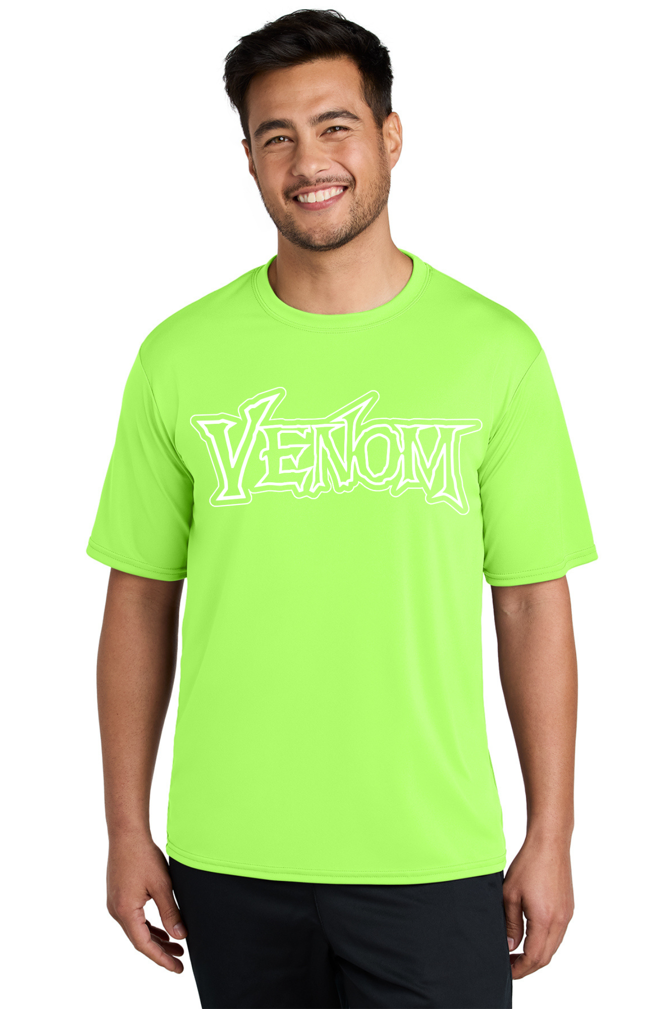 Adult Dri-Fit Tee Neon Green/Blue/Purple