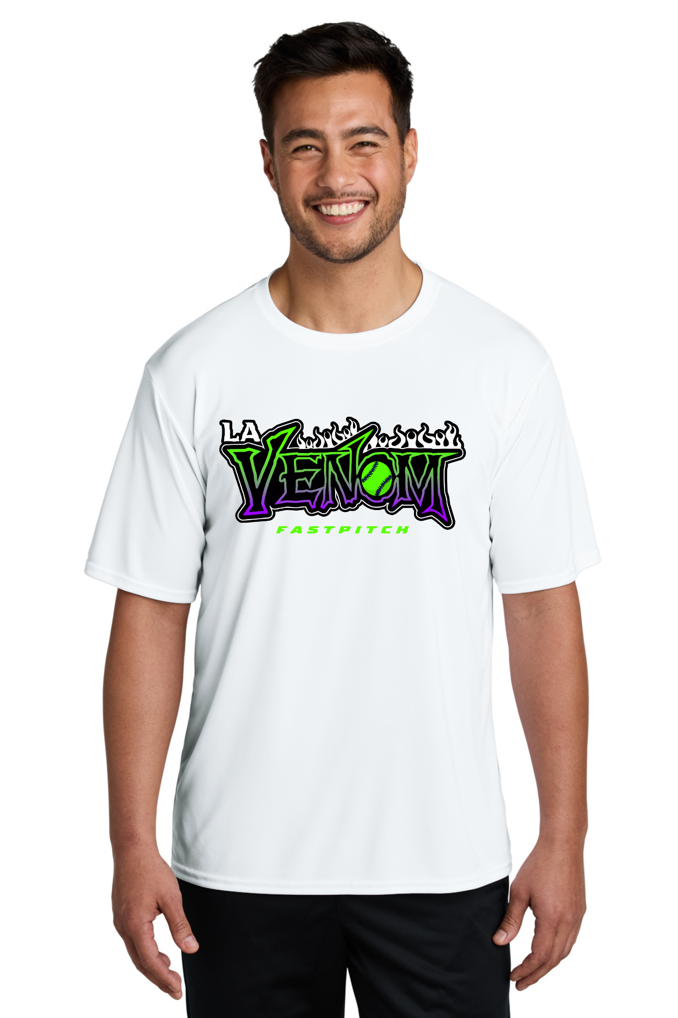 Adult Dri-Fit Tee Grey/White/Black