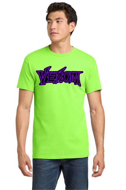 Adult Gildan Heavy Cotton Neon Green T-Shirt