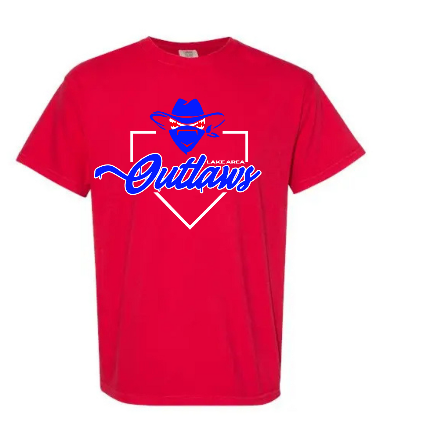 Outlaws Home Plate Tee