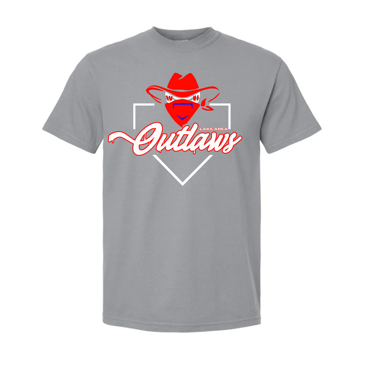 Outlaws Home Plate Tee