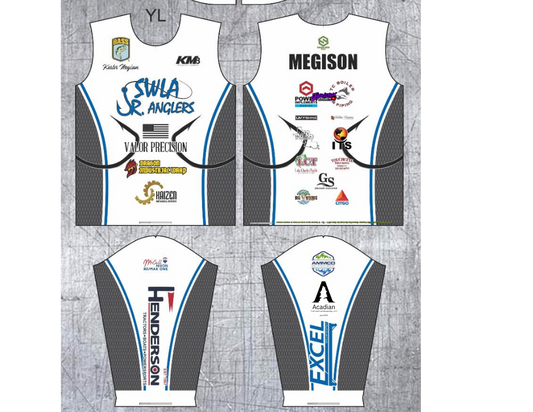 SWLA Jr. Anglers Sponsor Fishing Jersey
